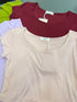 Round Neck Crop Tops